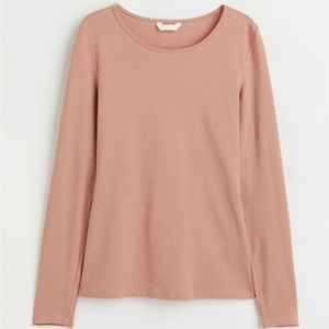 H&M long sleeved jersey top